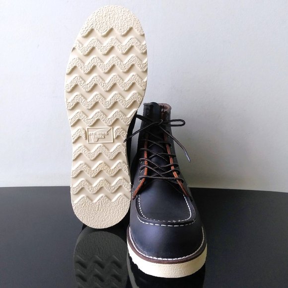 Red Wing Heritage Men's 6-inch Classic Moc in Black Made in USA - Picture 12 of 13